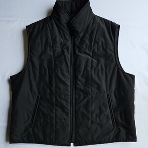 Nino Danieli Men's Sleek Black Quilted Vest